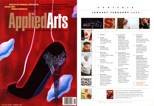 Anson Liaw - Applied Arts, Canada's Visual Communications Magazine Masterwork's editorial feature 
